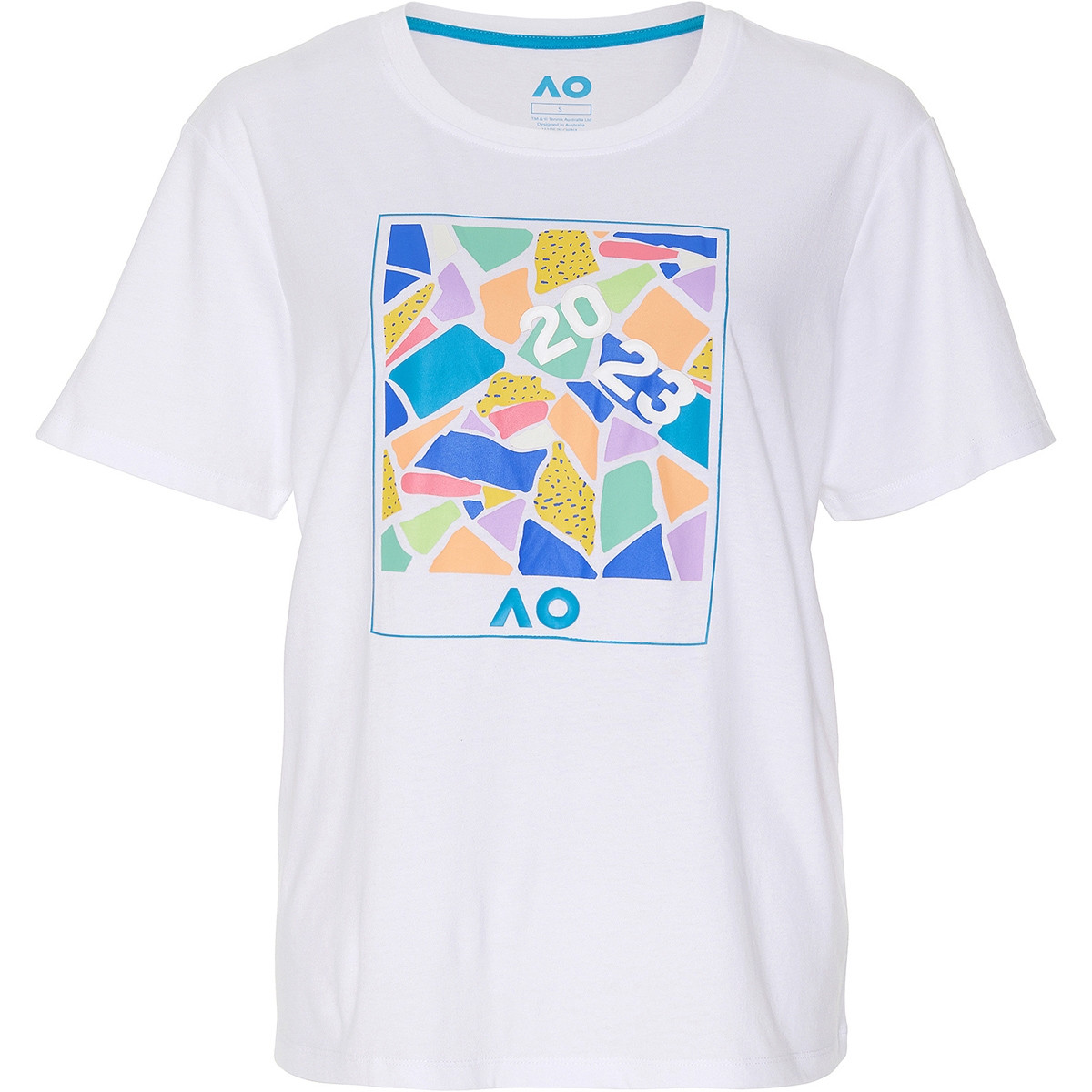 T-SHIRT AUSTRALIAN OPEN FEMME MOSAIC