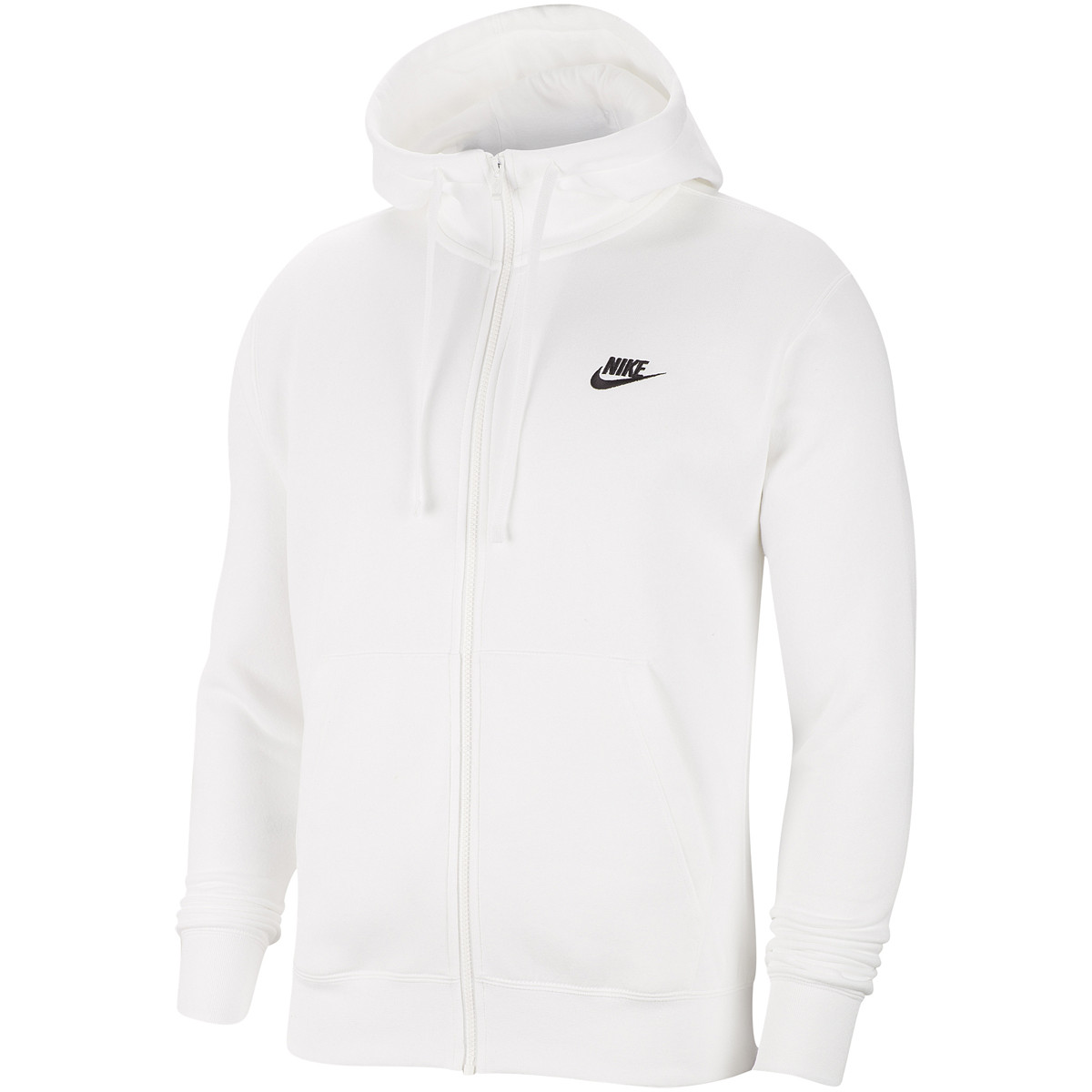 Sweat capuche Nike Sportswear Club Fleece Blanc Veste sweat