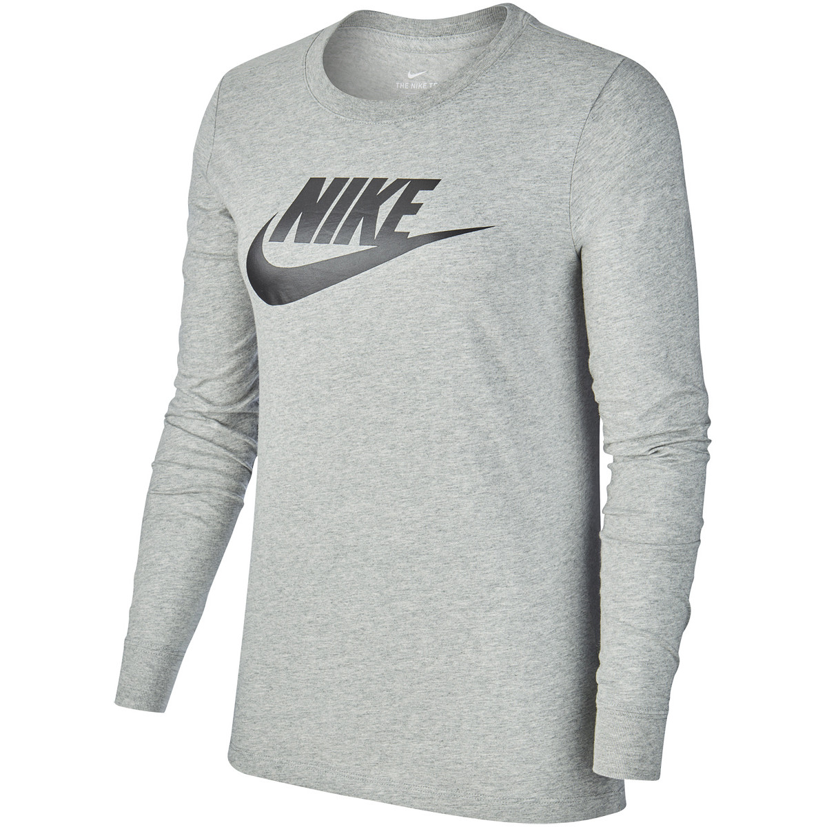 Tee-Shirt Nike Femme Sportswear Manches Longues Gris - T-shirt