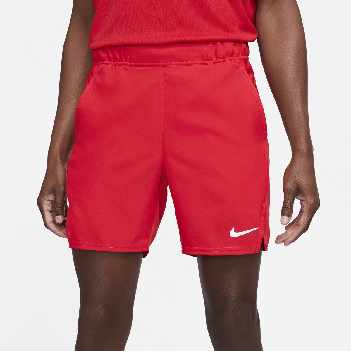 Short Nike Court Dry Victory 7in Rouge