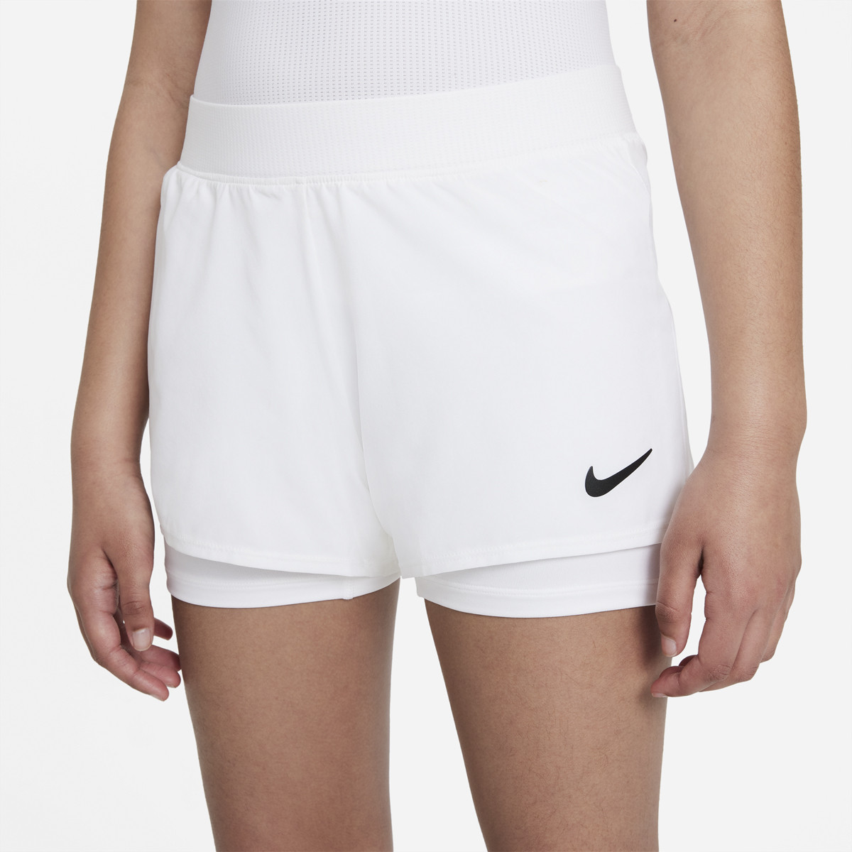 Short Nike Court Junior Fille Victory Blanc 