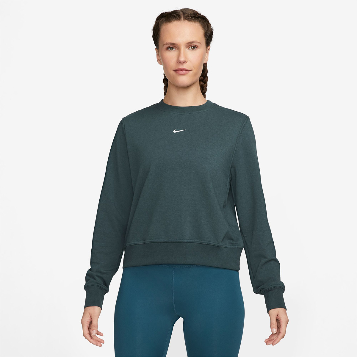 SWEAT NIKE FEMME DRI FIT ONE CREW NECK