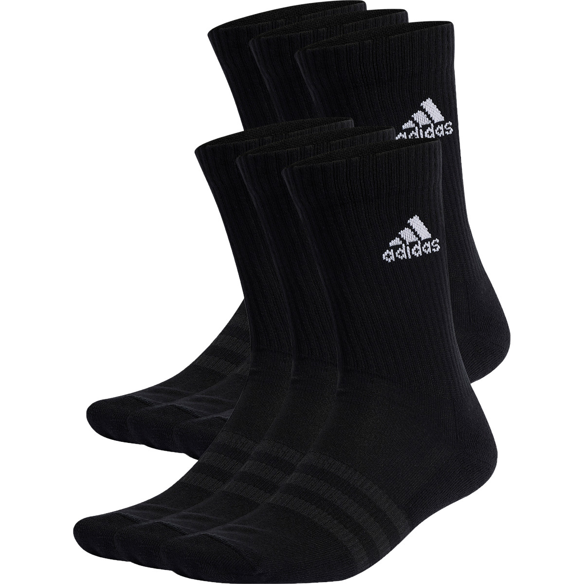 6 PAIRES DE CHAUSSETTES ADIDAS CREW MI-HAUTES