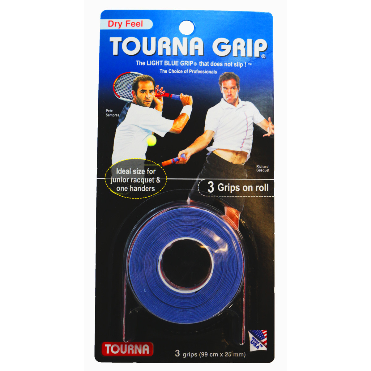 Surgrip Tourna Grip Original Bleu X3
