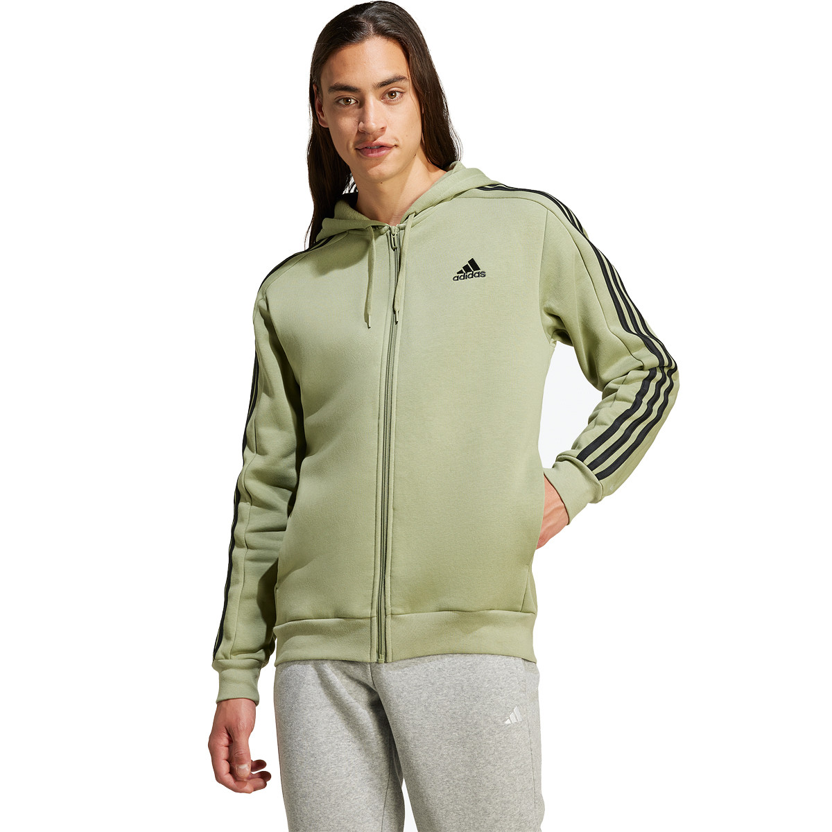 VESTE ADIDAS 3 BANDES FULL ZIP Veste sweat Tennis Achat