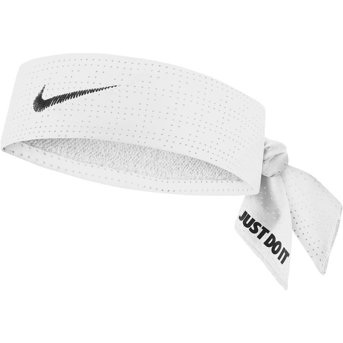 Bandeau tennis à nouer Nike Headband Premier coloris rouge et blanc