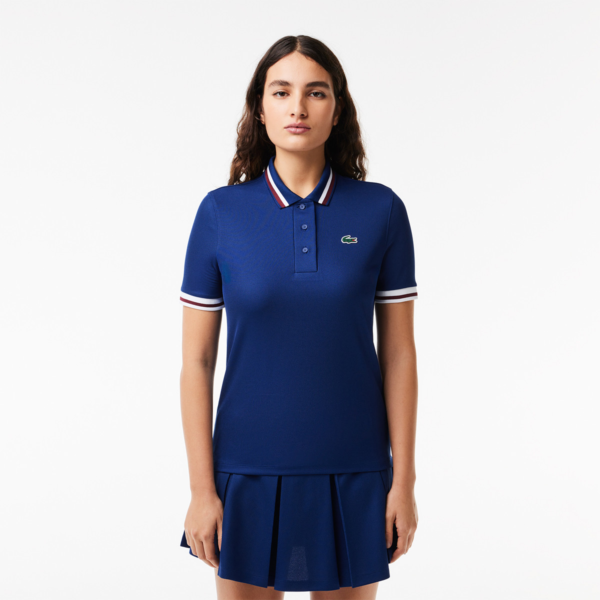 POLO LACOSTE FEMME HERITAGE CLUB