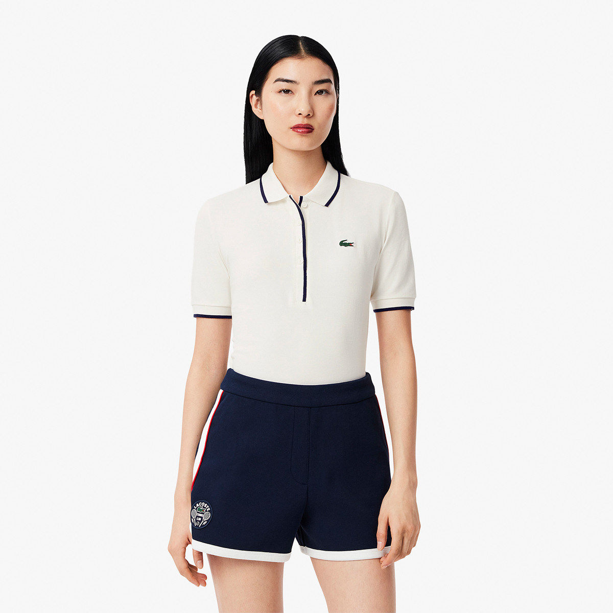 POLO LACOSTE FEMME HERITAGE LONDRES