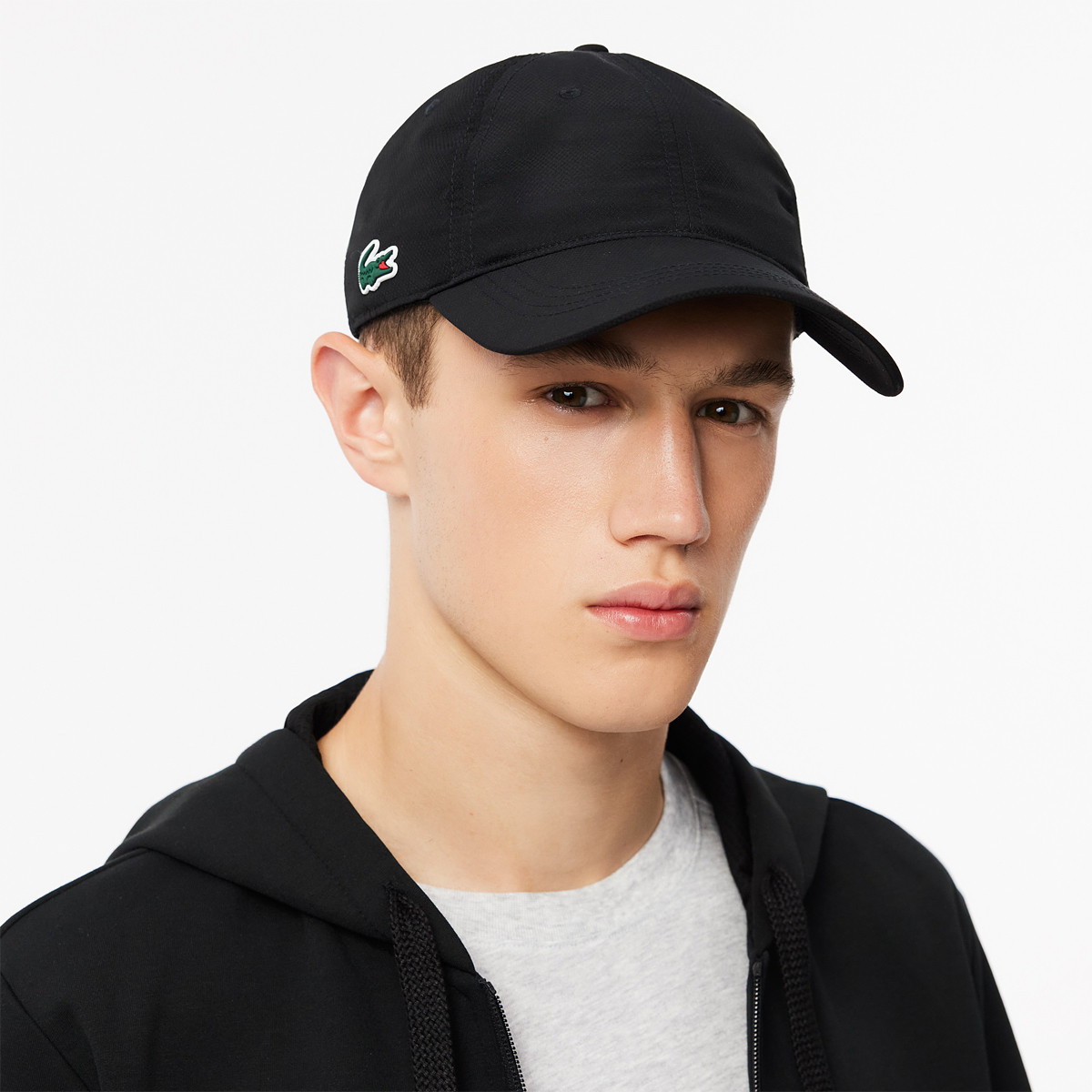 Casquette lacoste noir pas cher top