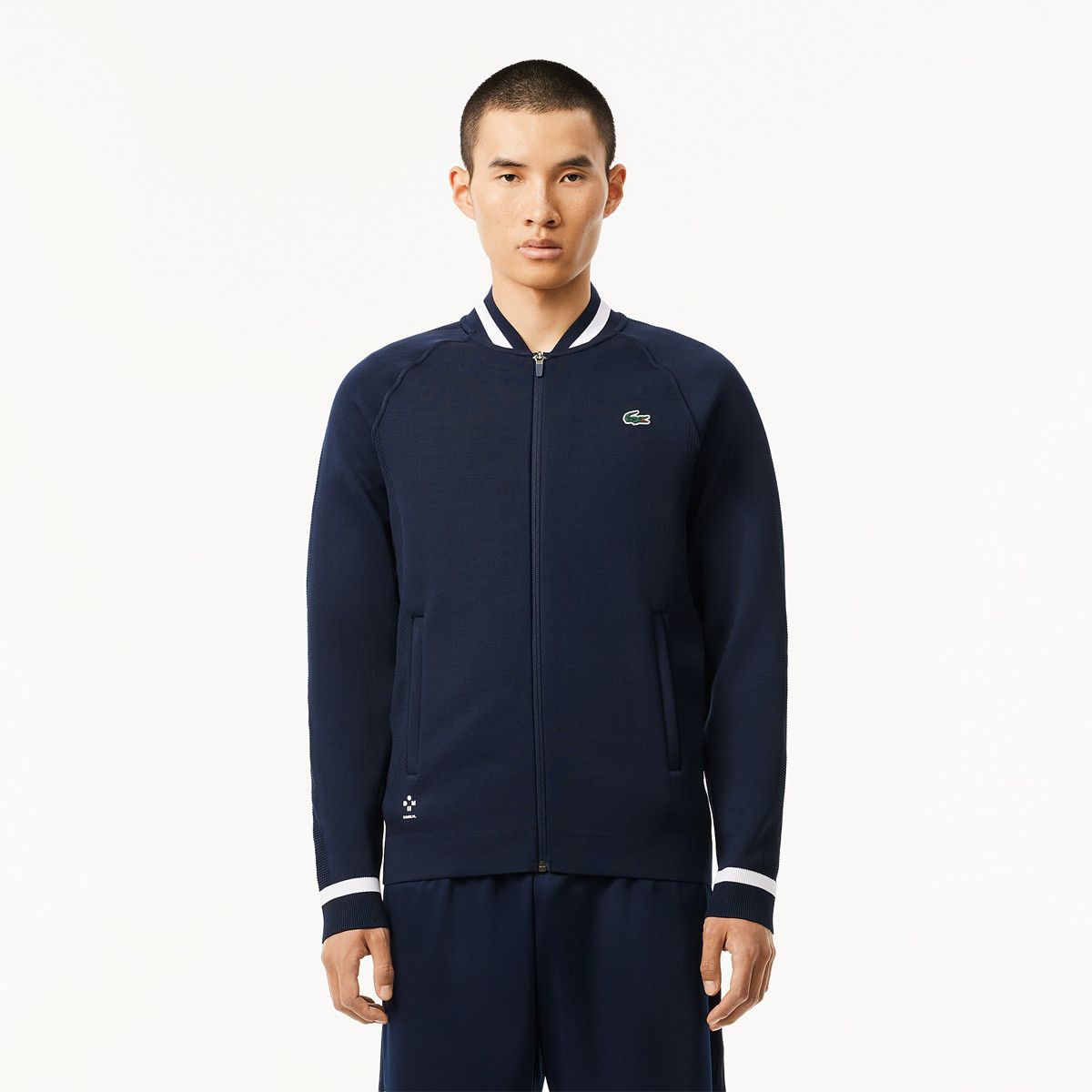 VESTE LACOSTE FULL ZIP MEDVEDEV NEW YORK Veste sweat Tennis Achat