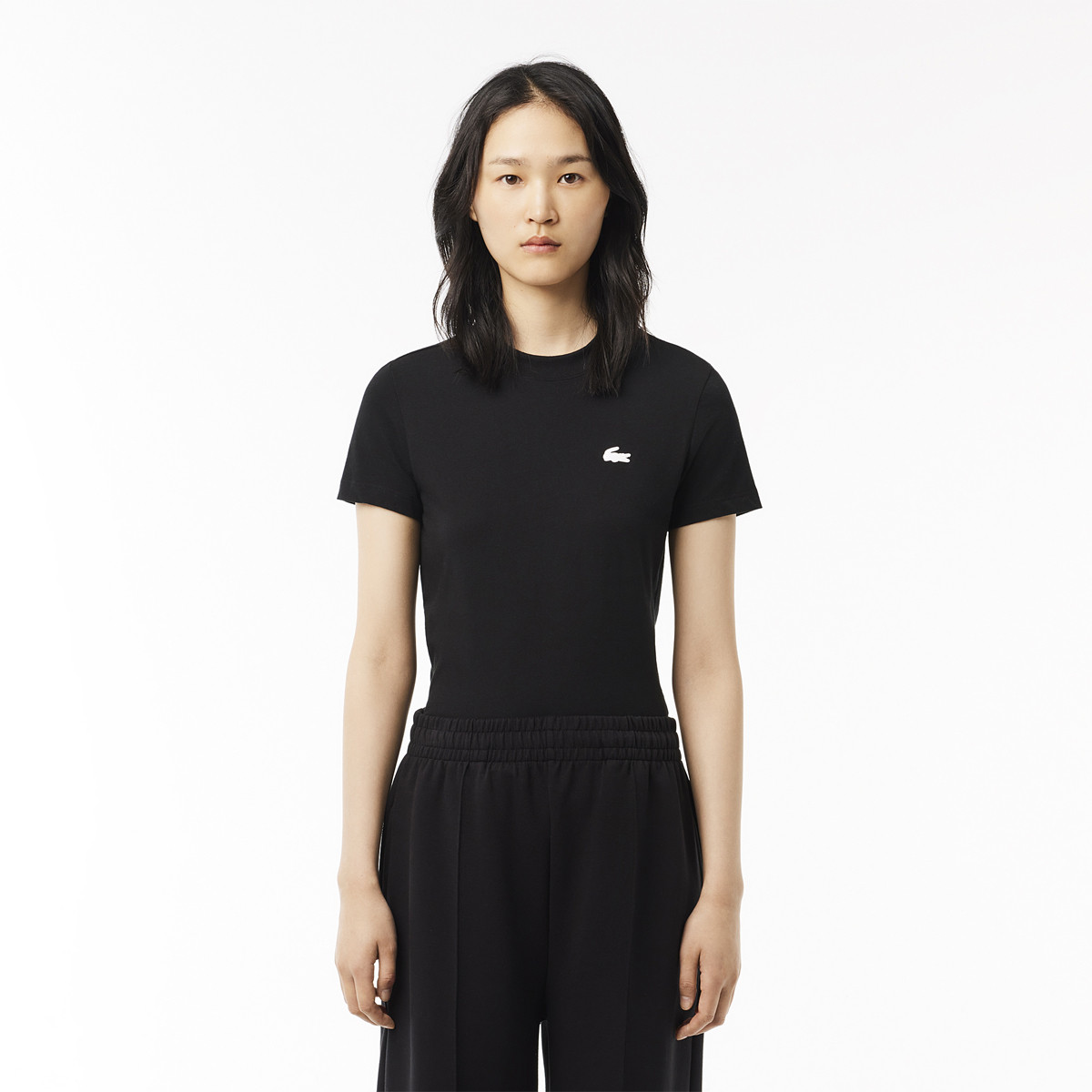 Tennis lacoste femme noir online