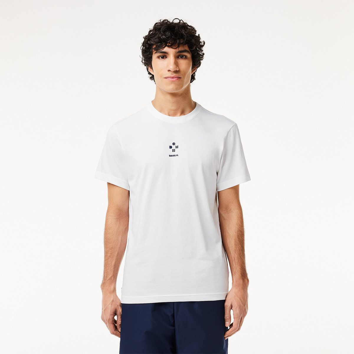 T-SHIRT LACOSTE MEDVEDEV LOGO FAN