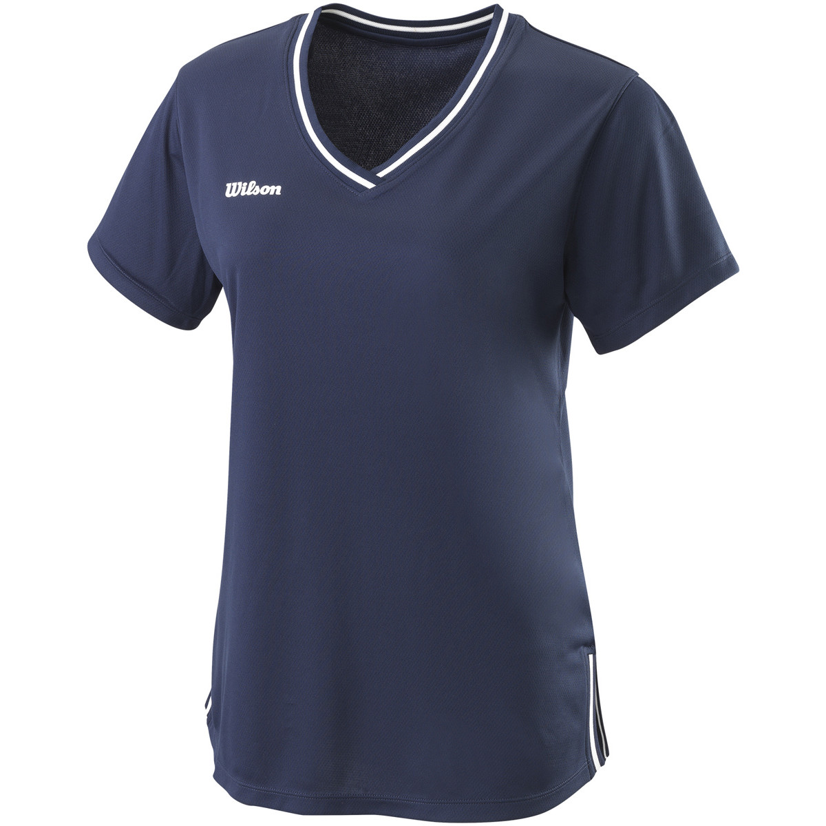 Tee-Shirt Wilson Femme Team 2 V-Neck Marine